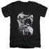 ELVIS PRESLEY/INTERNATIONAL HOTEL - S/S ADULT V-NECK 30/1 - BLACK