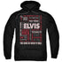 ELVIS PRESLEY/WHOLE LOTTA TYPE - ADULT PULLOVER HOODIE - BLACK