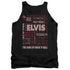 ELVIS PRESLEY/WHOLE LOTTA TYPE - ADULT TANK - BLACK