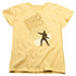 ELVIS PRESLEY/POINTING - S/S WOMENS TEE - BANANA