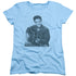 ELVIS PRESLEY/REPEAT - S/S WOMENS TEE - LIGHT BLUE