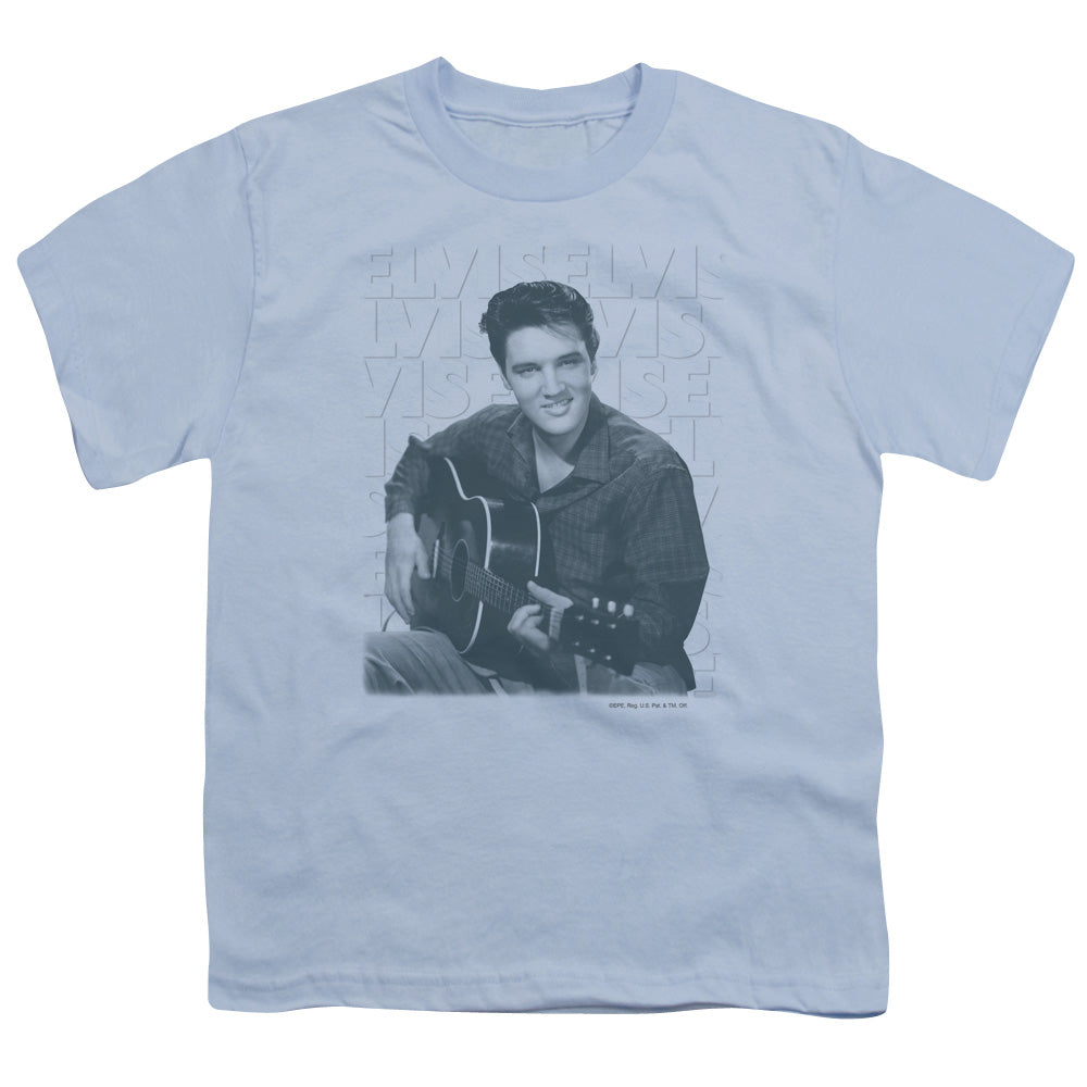ELVIS PRESLEY/REPEAT - S/S YOUTH 18/1 - LIGHT BLUE