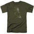 ELVIS PRESLEY/ARMY - S/S ADULT 18/1 - MILITARY GREEN