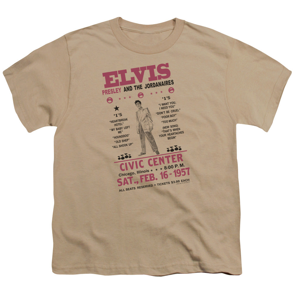 ELVIS PRESLEY/JORDANAIRES - S/S YOUTH 18/1 - SAND