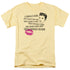 ELVIS PRESLEY/KISSED ELVIS - S/S ADULT 18/1 - BANANA
