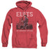 ELVIS PRESLEY/RETURN OF THE KING - ADULT HEATHER HOODIE - RED