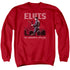 ELVIS PRESLEY/RETURN OF THE KING - ADULT CREWNECK SWEATSHIRT - RED
