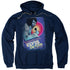 ELVIS PRESLEY/ON TOUR POSTER - ADULT PULLOVER HOODIE - NAVY