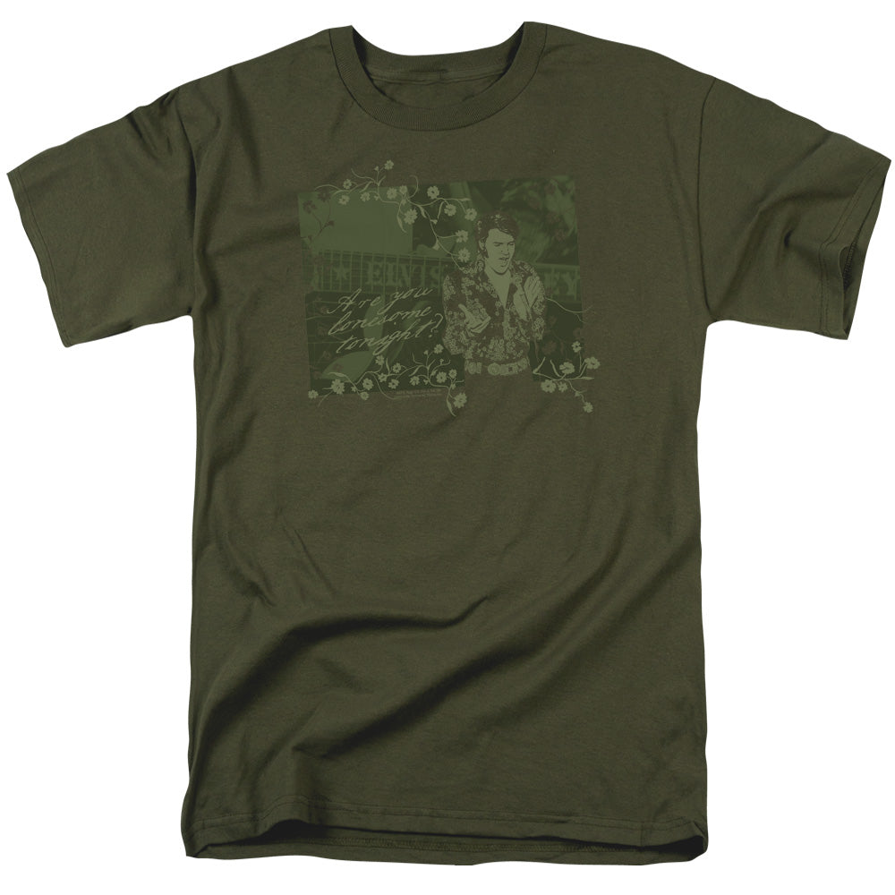ELVIS PRESLEY/THAT 70S ELVIS - S/S ADULT 18/1 - MILITARY GREEN