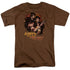 ELVIS PRESLEY/HYPED - S/S ADULT 18/1 - COFFEE
