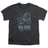 ELVIS PRESLEY/68 LEATHER - S/S YOUTH 18/1 - CHARCOAL