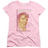 ELVIS PRESLEY/TROUBLE WITH GIRLS - S/S WOMENS TEE - PINK
