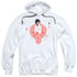 ELVIS PRESLEY/RED PHEONIX - ADULT PULLOVER HOODIE - WHITE