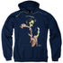 ELVIS PRESLEY/EARLY ELVIS - ADULT PULLOVER HOODIE - NAVY