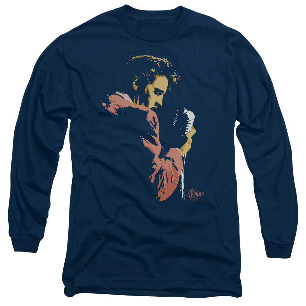 ELVIS PRESLEY/EARLY ELVIS -  L/S ADULT 18/1  - NAVY
