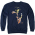 ELVIS PRESLEY/EARLY ELVIS - ADULT CREWNECK SWEATSHIRT - NAVY