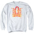 ELVIS PRESLEY/HIS LATEST FLAME - ADULT CREWNECK SWEATSHIRT - WHITE