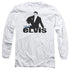 ELVIS PRESLEY/BLUE SUEDE -  L/S ADULT 18/1  - WHITE
