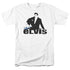 ELVIS PRESLEY/BLUE SUEDE - S/S ADULT 18/1 - WHITE