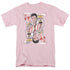ELVIS PRESLEY/KING OF HEARTS - S/S ADULT 18/1 - PINK