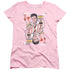 ELVIS PRESLEY/KING OF HEARTS - S/S WOMENS TEE - PINK