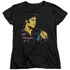 ELVIS PRESLEY/NEON ELVIS - S/S WOMENS TEE - BLACK