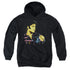 ELVIS PRESLEY/NEON ELVIS - YOUTH PULLOVER HOODIE - BLACK
