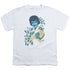 ELVIS PRESLEY/PEACOCK - S/S YOUTH 18/1 - WHITE