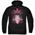 ELVIS PRESLEY/LETS FACE IT - ADULT PULLOVER HOODIE - BLACK