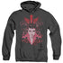 ELVIS PRESLEY/LETS FACE IT - ADULT HEATHER HOODIE - BLACK