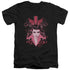 ELVIS PRESLEY/LETS FACE IT - S/S ADULT V-NECK 30/1 - BLACK