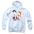 ELVIS PRESLEY/SPEEDWAY - YOUTH PULLOVER HOODIE - WHITE