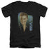 ELVIS PRESLEY/ELVIS 56 - S/S ADULT V-NECK 30/1 - BLACK
