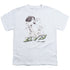 ELVIS PRESLEY/ELVIS IS A VERB - S/S YOUTH 18/1 - WHITE