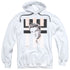 ELVIS PRESLEY/RETRO - ADULT PULLOVER HOODIE - WHITE
