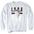 ELVIS PRESLEY/RETRO - ADULT CREWNECK SWEATSHIRT - WHITE