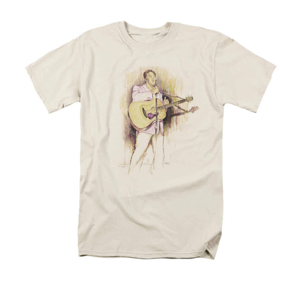 ELVIS PRESLEY/I WAS THE ONE - S/S ADULT 18/1 - CREAM