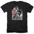 ELVIS PRESLEY/ROCK N ROLL SMOKE - ADULT HEATHER - BLACK