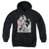 ELVIS PRESLEY/ROCK N ROLL SMOKE - YOUTH PULLOVER HOODIE - BLACK
