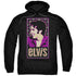 ELVIS PRESLEY/ELVIS IS - ADULT PULLOVER HOODIE - BLACK