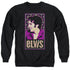 ELVIS PRESLEY/ELVIS IS - ADULT CREWNECK SWEATSHIRT - BLACK