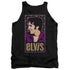 ELVIS PRESLEY/ELVIS IS - ADULT TANK - BLACK