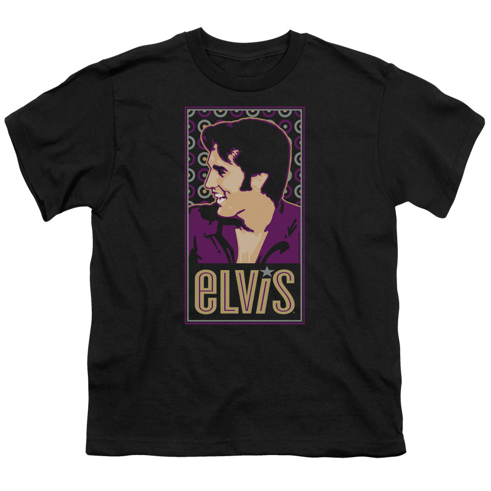 ELVIS PRESLEY/ELVIS IS - S/S YOUTH 18/1 - BLACK