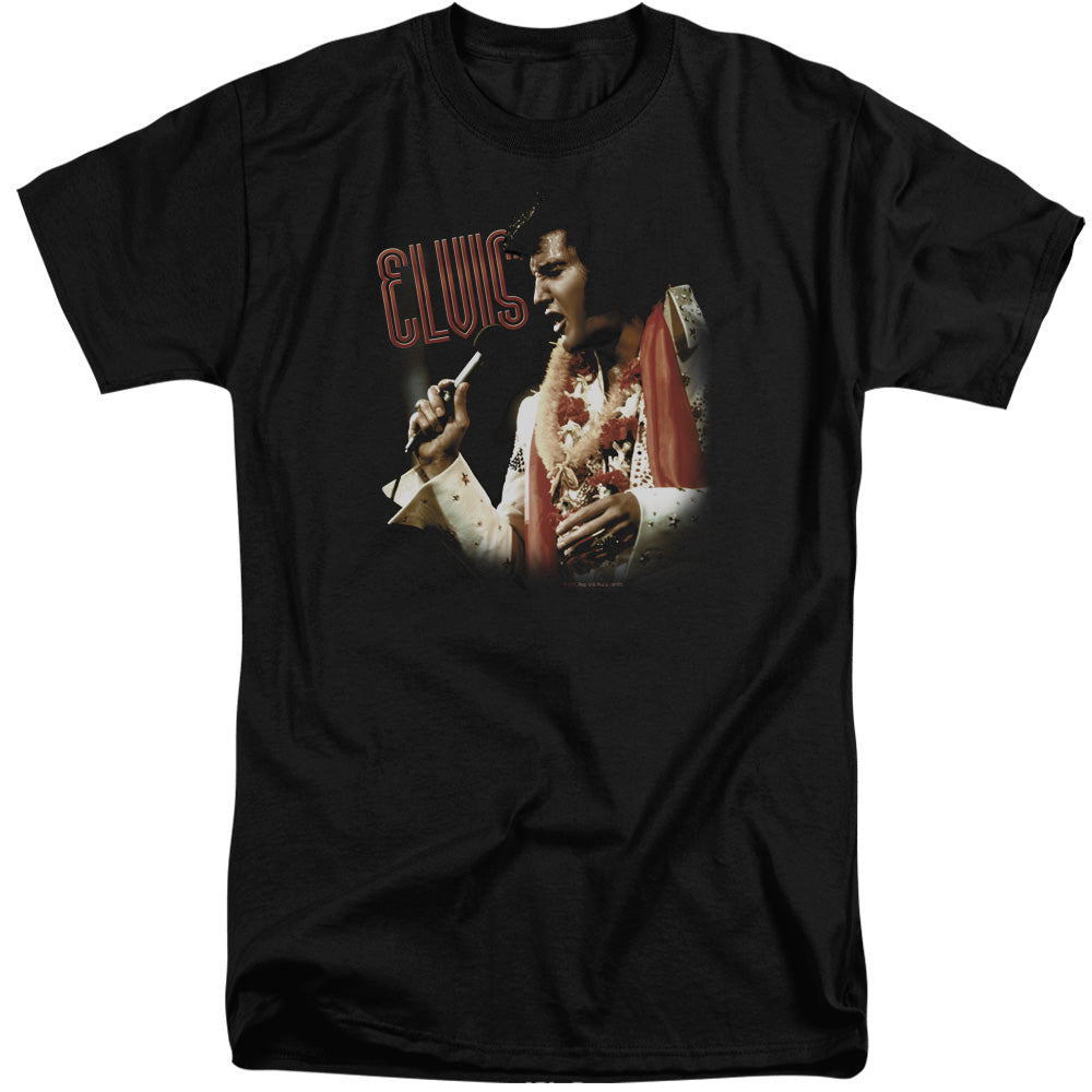 ELVIS PRESLEY/SOULFUL - S/S ADULT TALL 18/1 - BLACK