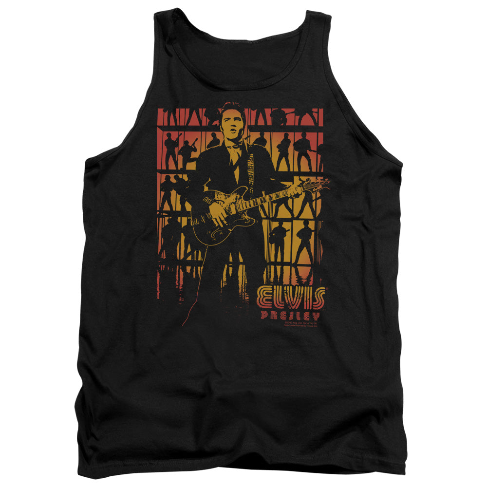 ELVIS PRESLEY/COMEBACK SPOTLIGHT - ADULT TANK - BLACK