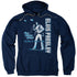ELVIS PRESLEY/ONE NIGHT ONLY - ADULT PULLOVER HOODIE - NAVY