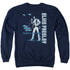 ELVIS PRESLEY/ONE NIGHT ONLY - ADULT CREWNECK SWEATSHIRT - NAVY