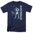 ELVIS PRESLEY/ONE NIGHT ONLY - S/S ADULT 18/1 - NAVY