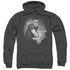 ELVIS PRESLEY/TROUBLE - ADULT PULLOVER HOODIE - CHARCOAL