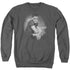 ELVIS PRESLEY/TROUBLE - ADULT CREWNECK SWEATSHIRT - CHARCOAL